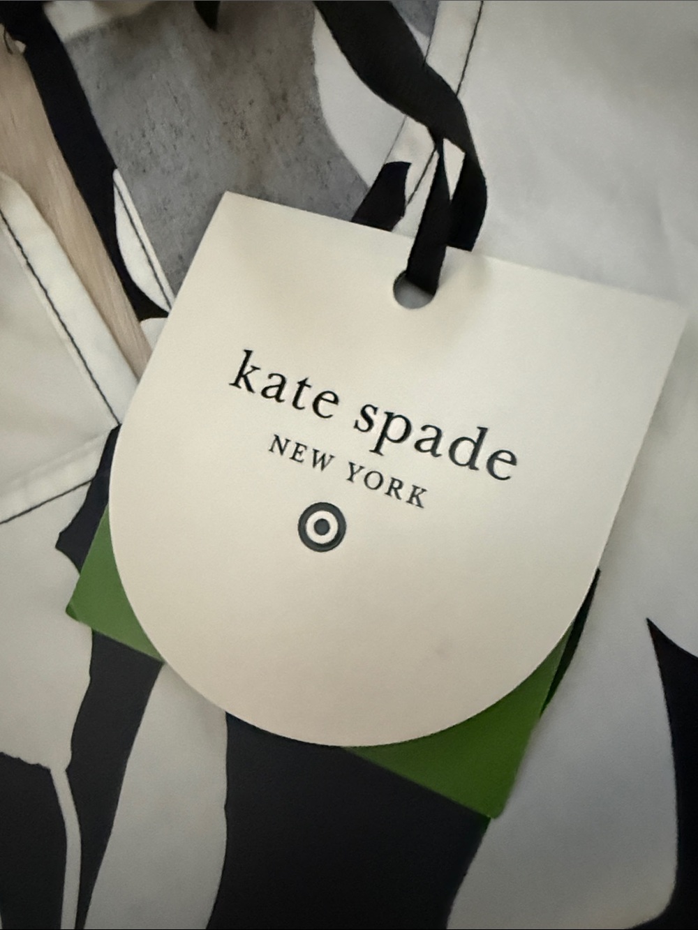 kate spade Black and White Floral Sleeveless Top - Picture 2 of 9
